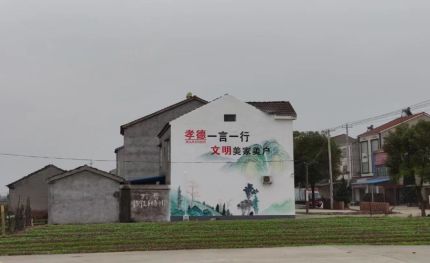 靖边新农村墙绘
