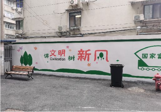 靖边社区墙绘